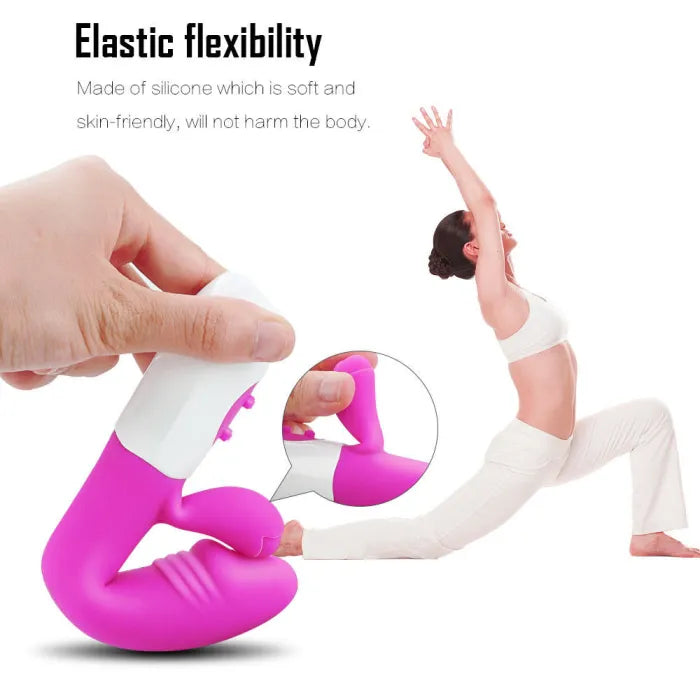 Dildo estimulador Dual 30 modos de vibración Rose Red