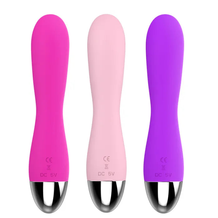 G-spot Vibrador 12 modos con estimulacion de clítoris Rose Red