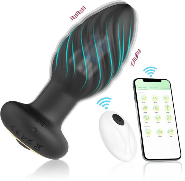 App Control Vibrating Anal Plug