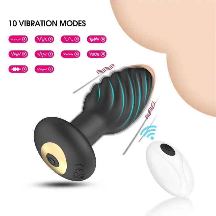 App Control Vibrating Anal Plug