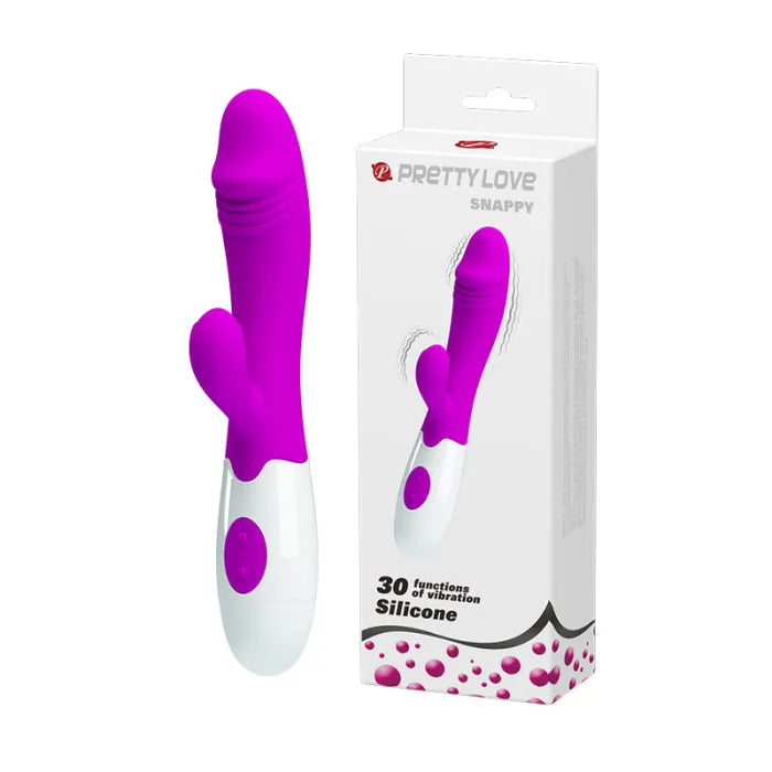 Vibrador doble de Silicona 30 velocidades