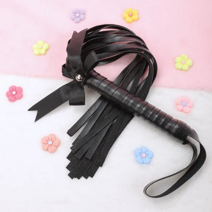 Latigo De Cuero Negro