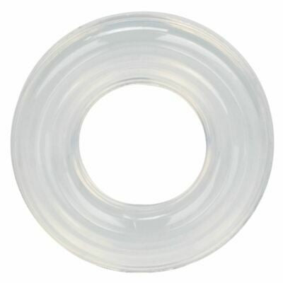 Anillo Grande Transparente de Silicona 1/ 2.5 cm