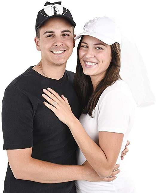 Par de Gorras para novios