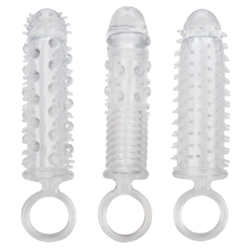 Set de 3 Fundas Texturizadas con Ajuste Testicular