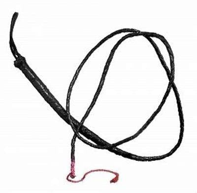 Latigo largo de cuero