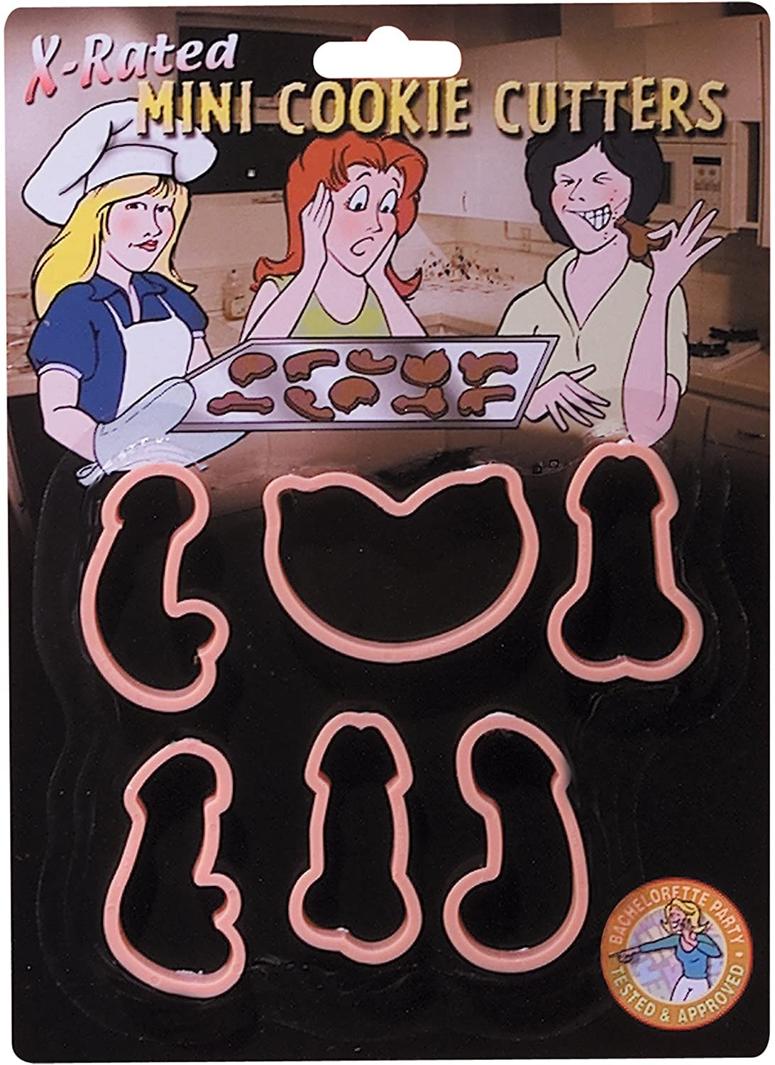 Moldes para Galletas Mini Cookie Cutters X-Rated