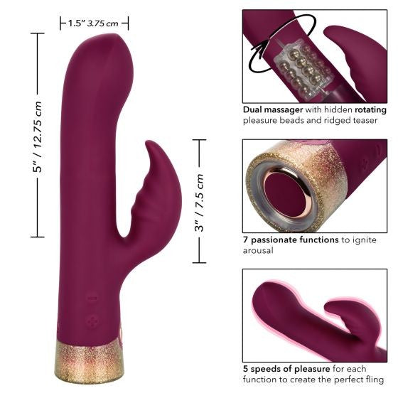 Vibrador Recargable Affair de estilo conejo