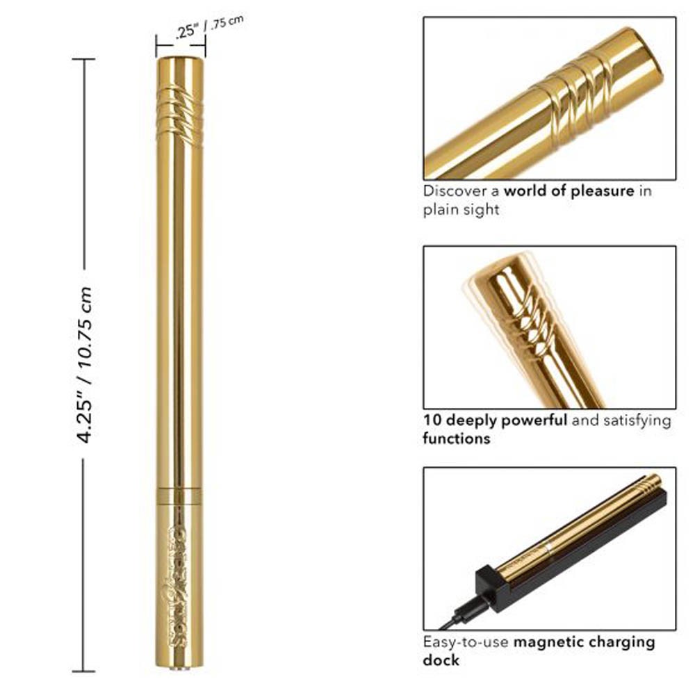 Vibrador Hidden Pleasures Gold Calexotics