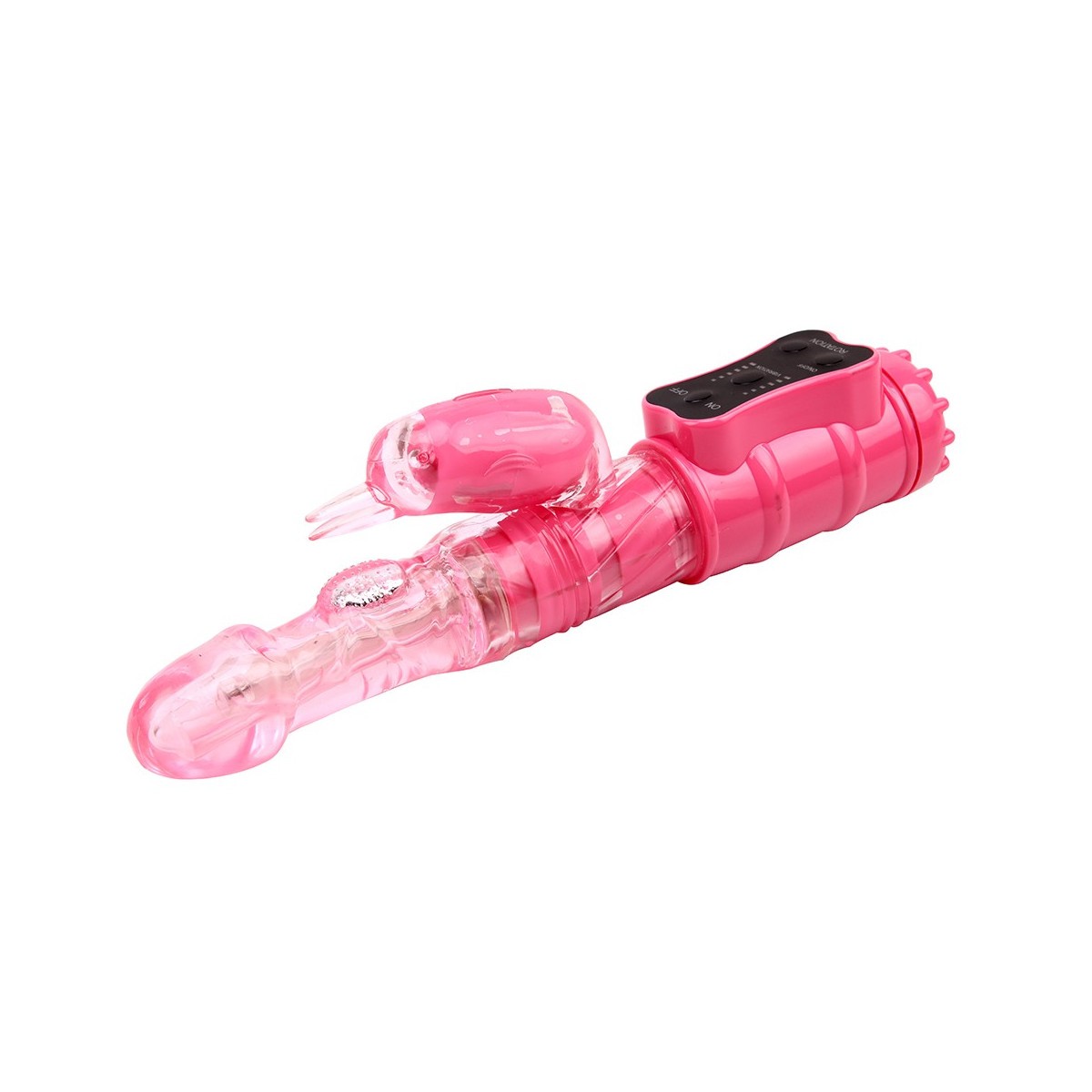 Vibrador Dolphin Legend Pink con Estimulador de Clítoris
