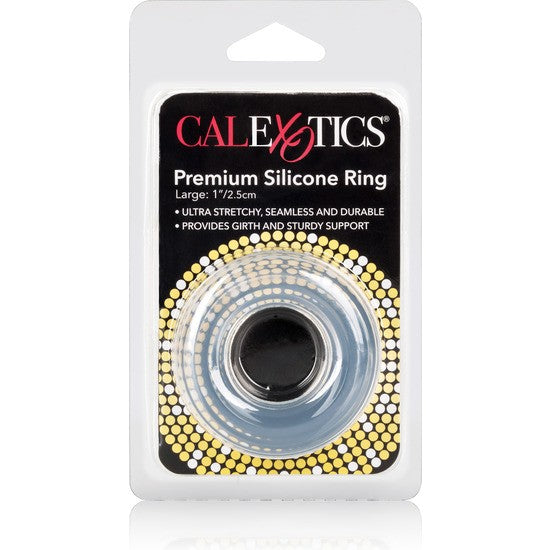 Anillo Grande Transparente de Silicona 1/ 2.5 cm