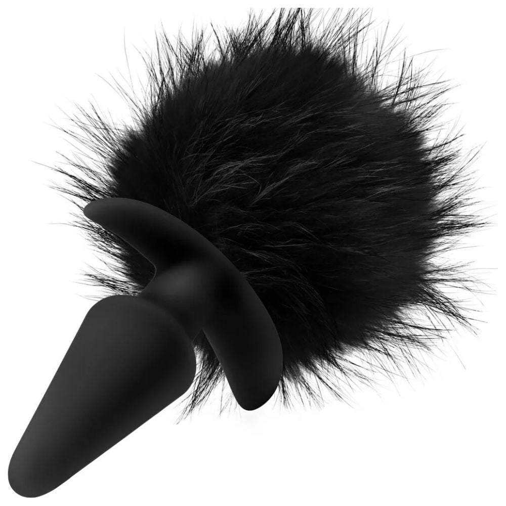 Plug Anal Adventures con Cola de Conejo Negra