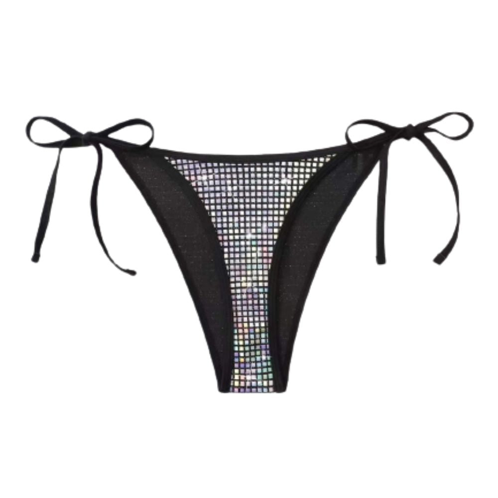Bottom de Bikini con Diamante Ajustable
