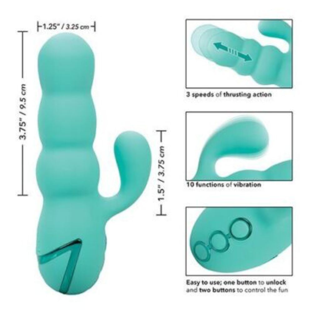Mini Vibrador de Soble Estimulación California Dreaming del Mar Diva