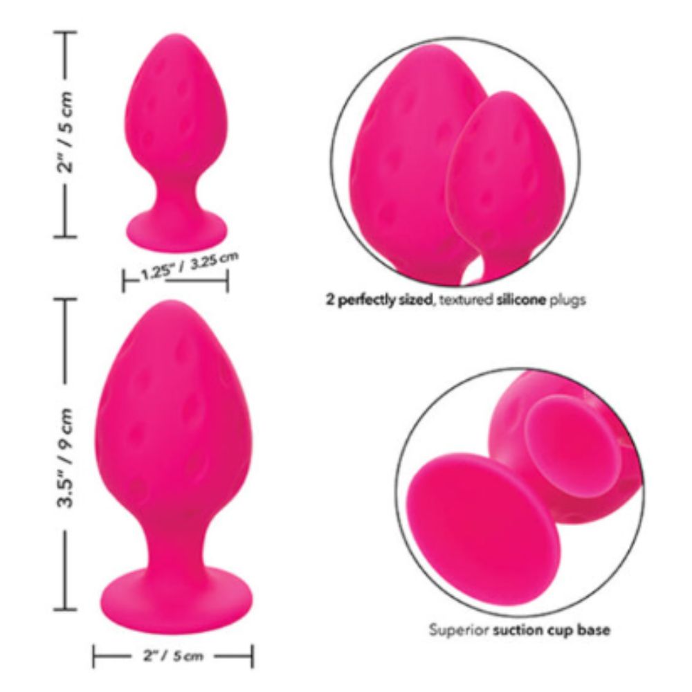 Set de Plugs Anales Cheeky Pink
