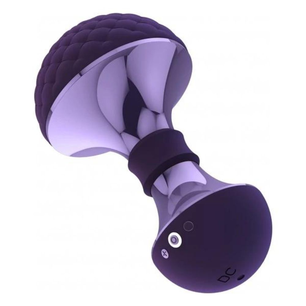 Masajeador Enoki Recargable Bendable color Morado