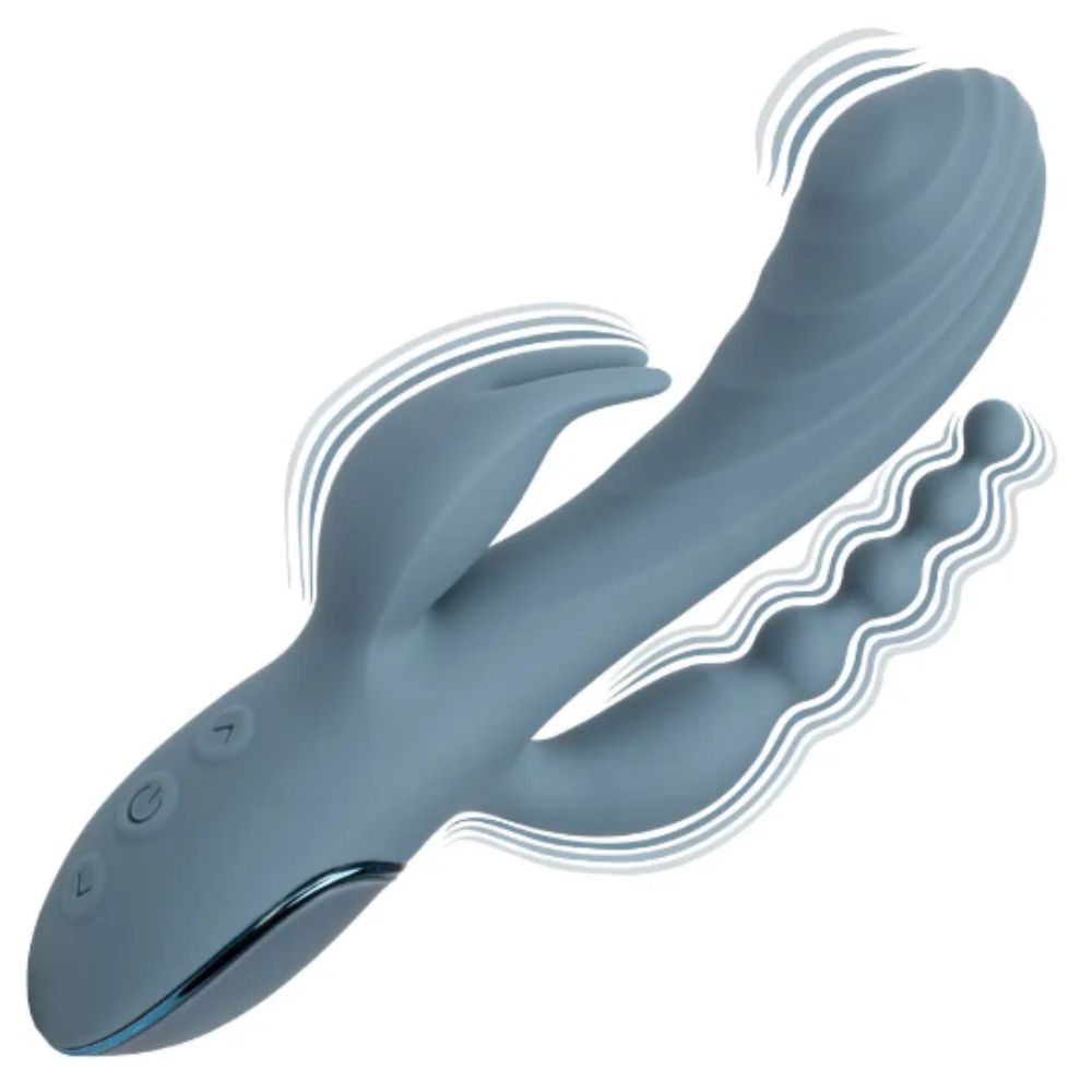 Vibrador con Triple Estimulación