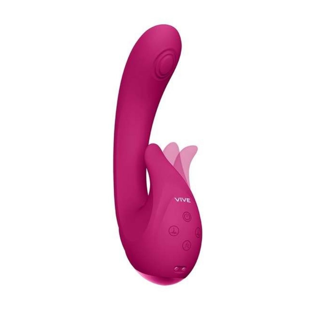 Vibrador de Doble Estimulación MIKI Pulse Wave y Flickening