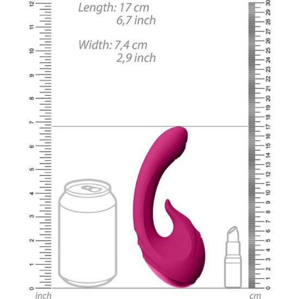 Vibrador de Doble Estimulación MIKI Pulse Wave y Flickening