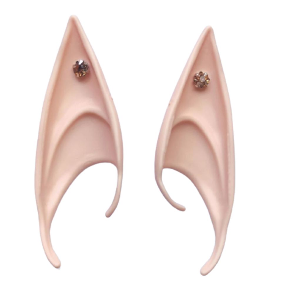 Orejas de Duende con Diamante de Imitación