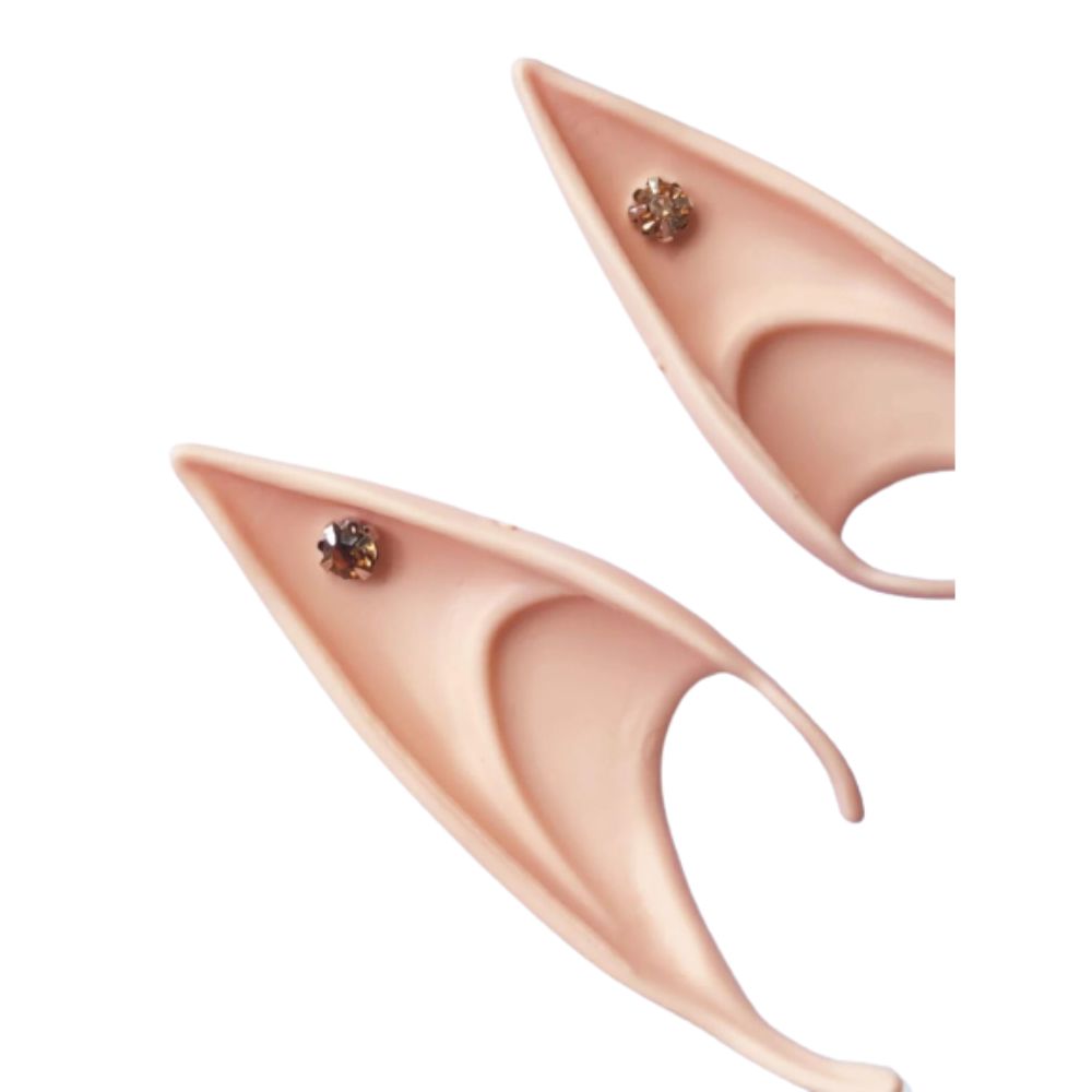 Orejas de Duende con Diamante de Imitación