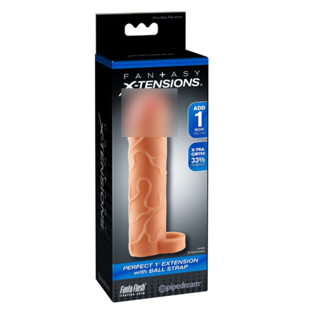 Extension Natural para Pene con Ajuste Testicular Perfect 1"