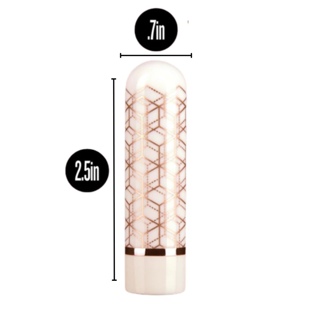 Bala Vibradora Recargable Glitzy Geo