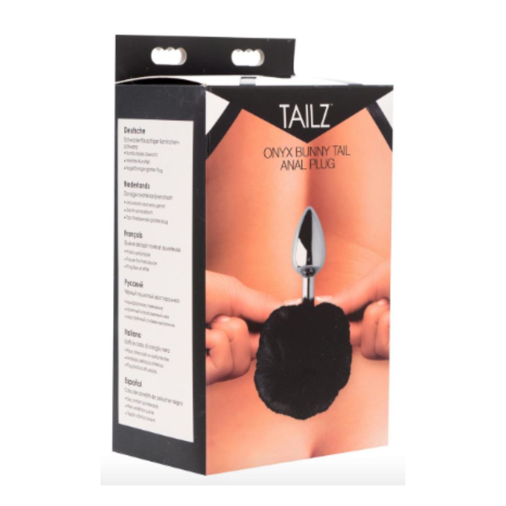 adam and eve anal plugs Plug Anal de Fantasia con Cola de Conejo Negra– Sensation's Sex Shop