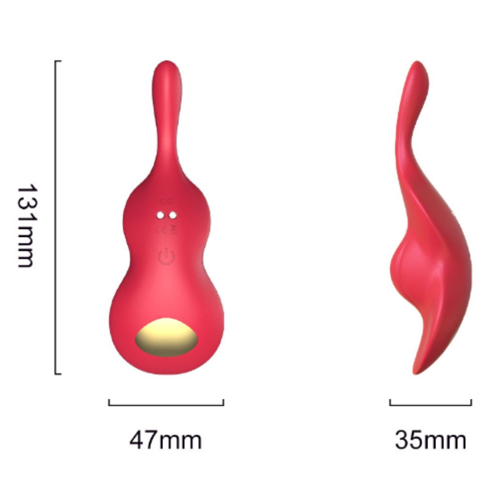 Vibrador Estimulante con Aplicación Take Over The Violin Red