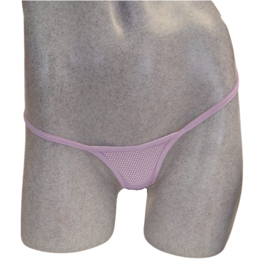 Tanga Con Brillos, Color Lila