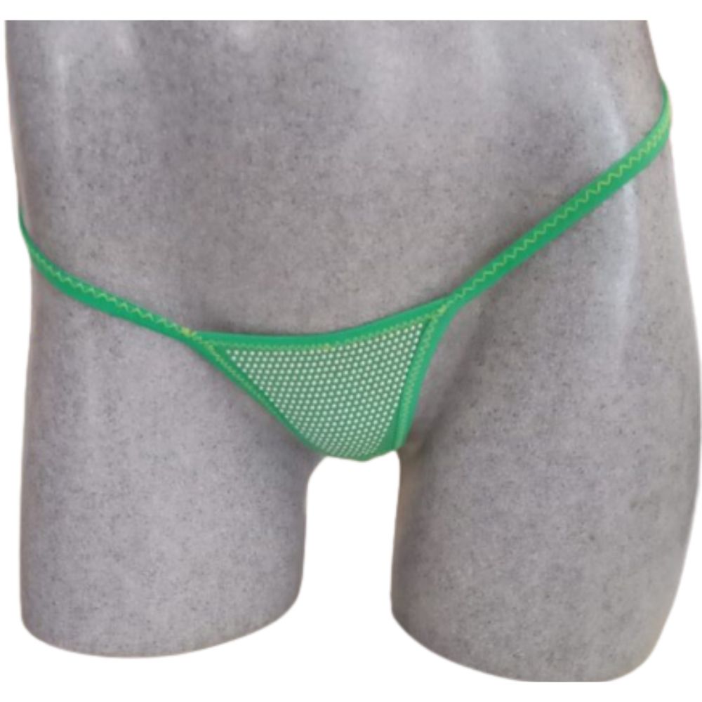 Tanga Con Brillos, Color Verde