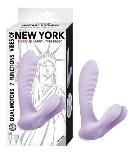 Masajeador con Vibración Vibes of NewYork Heat-Up Bunny