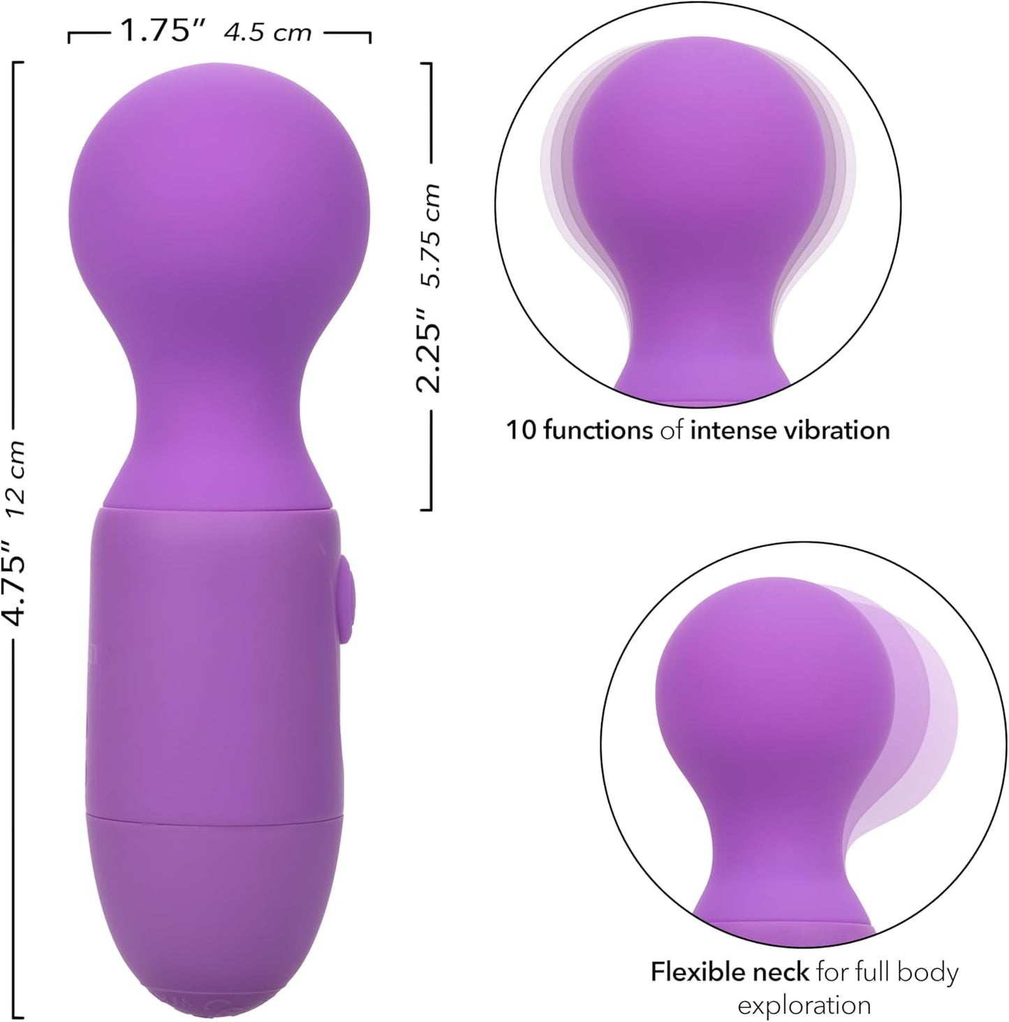 First Time Recargable Massager Purple