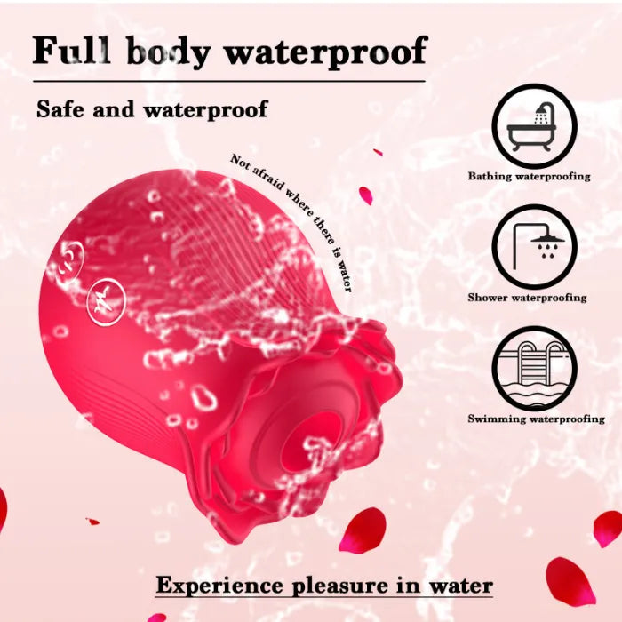 Succionador y vibrador de Clítoris Rosa