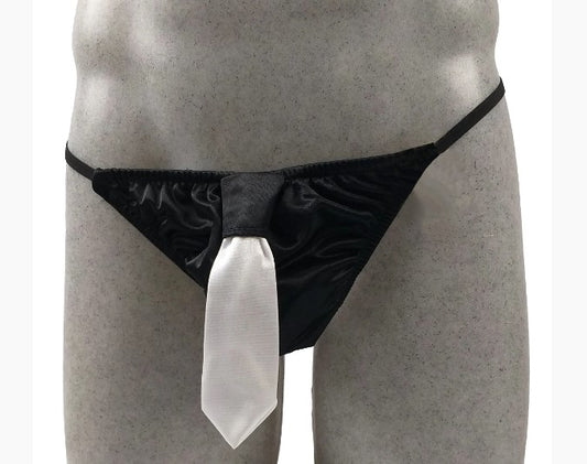 TANGA DE HILO CON CORBATA DE FRACK, VENUS