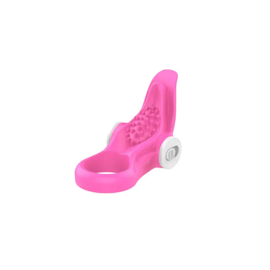Anillo Vibrador Cock Ring Tongue Rosa