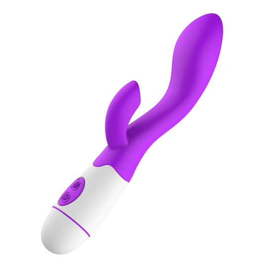 Dildo estimulador Dual 30 modos de vibración Purpura
