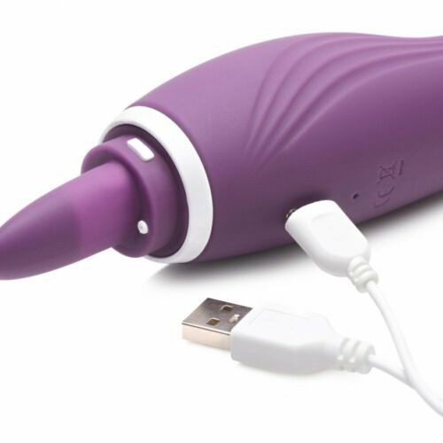 Vibrador con Succionador y Lengua Estimuladora 8X Lickgasm by Shegasm