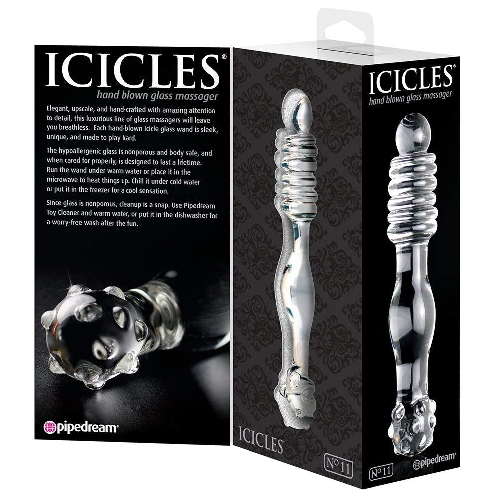 Masajeador Icicles Hand Blown Glass Num.1