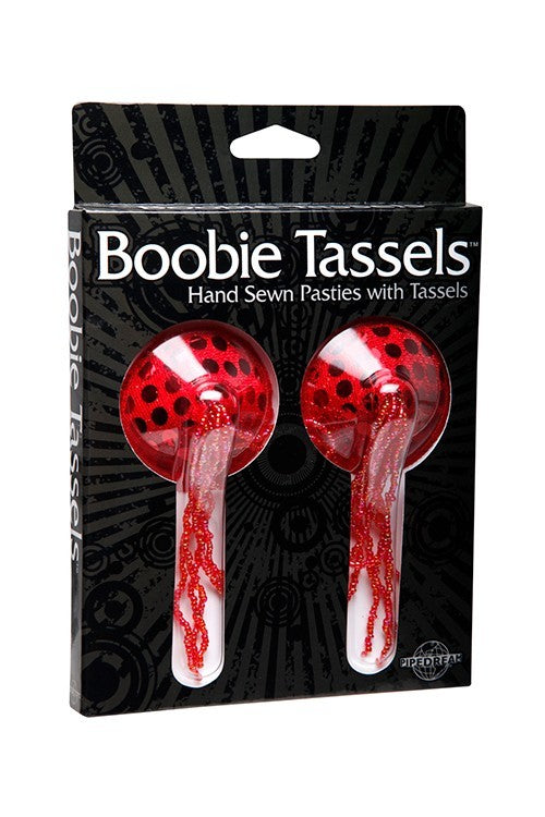 Pezoneras Boobie Tassels Red