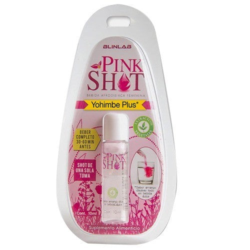 Pink Shot Bebida Afrodisiaca para Dama