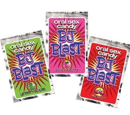 Dulce para Juego Oral BJ Blast Sabor Cereza