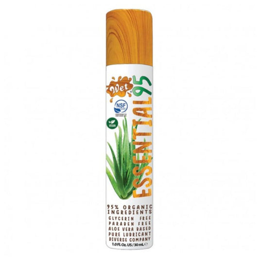 Lubricante Organico Wet de 1FL OZ/30ML Essential 95
