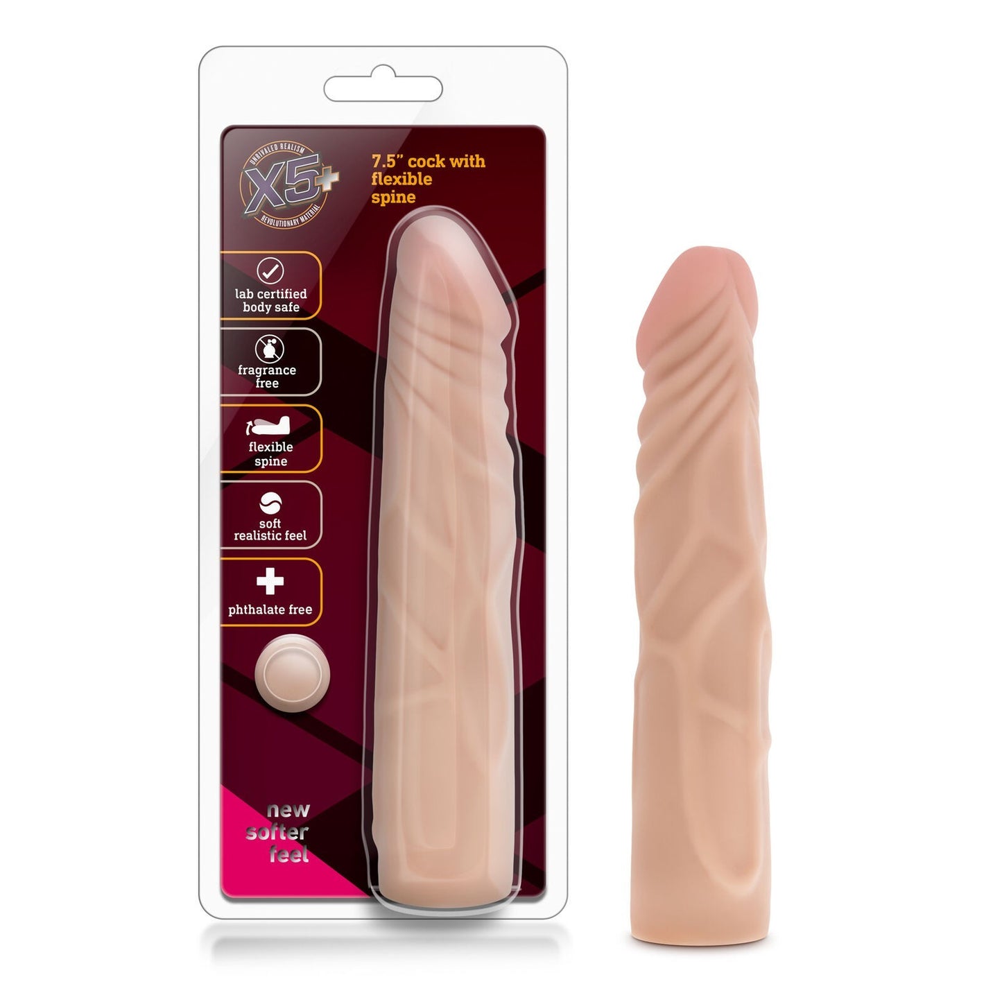 Dildo Firme Realista X5+ Cock 7.5"