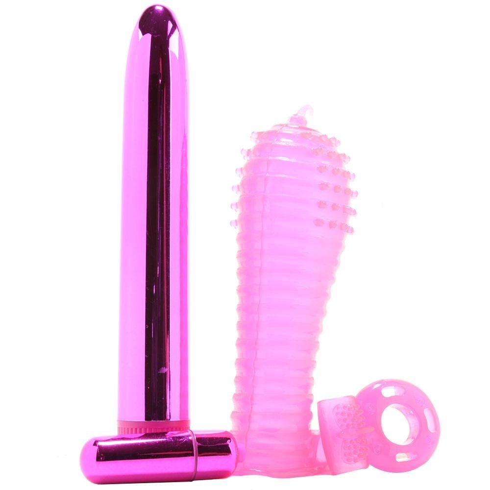 Ultimate Pleasure Couple's Kit de Balas y Fundas