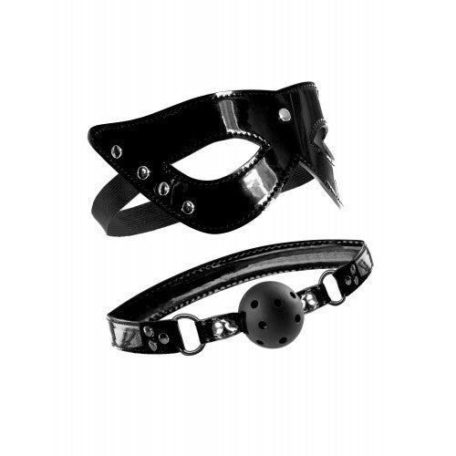 Kit Antifaz y Mordaza Masquerade Mask & Ball Gag