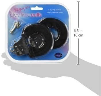 Esposas de Peluche Negro Play-Time Cuffs Black