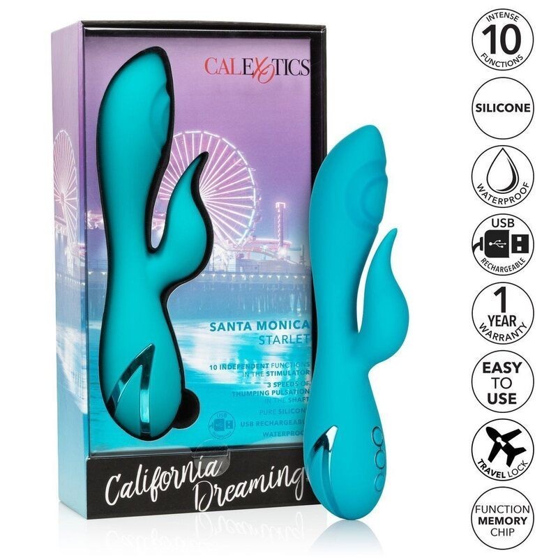 Vibrador de Doble Estimulación Santa Monica Starlet