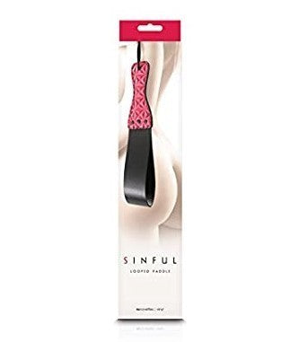 Fuete Azotador Sinful Looped Paddle