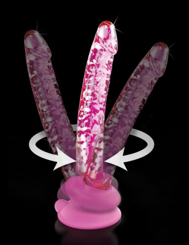 Icicles No. 86 Dildo de Vidrio Rosa